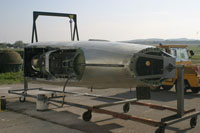Ex Zaire AF T-28 fuselage
